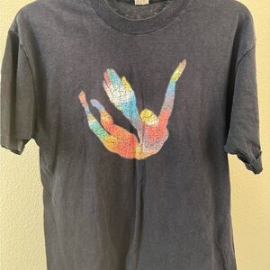 VINTAGE Graphic T-Shirt with Colorful Hand Design